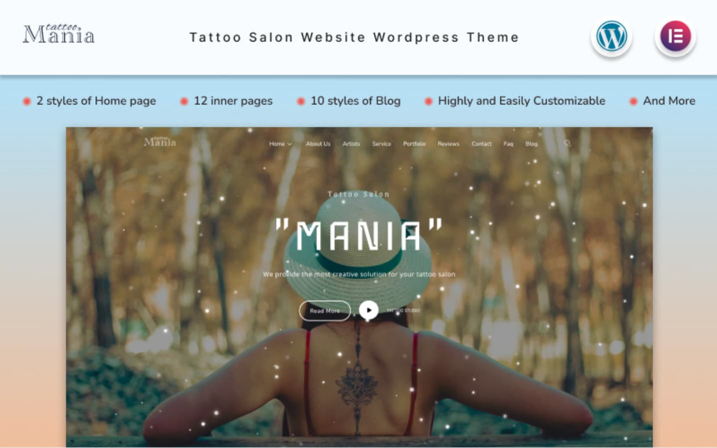 10 Best Salon WordPress Themes for Tattoo Studio, Hair & Spa Salons 2023 7