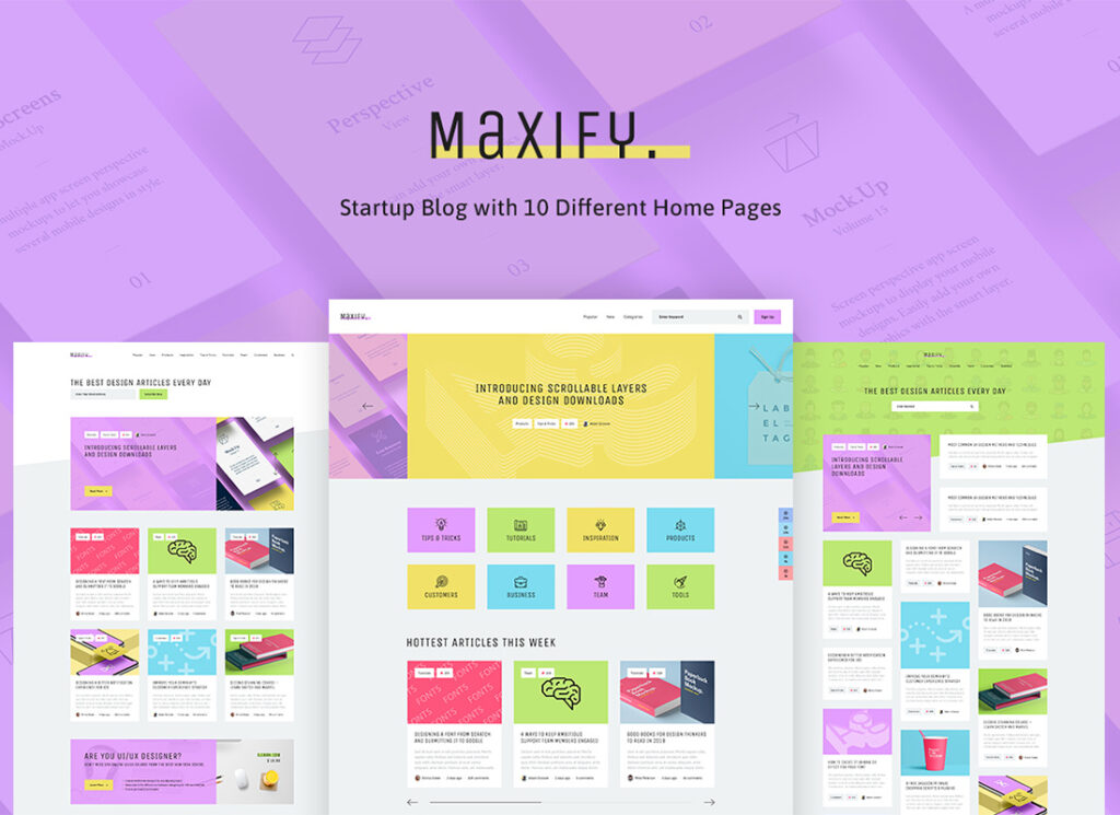 Maxify | Startup & Business News WordPress Blog Theme
