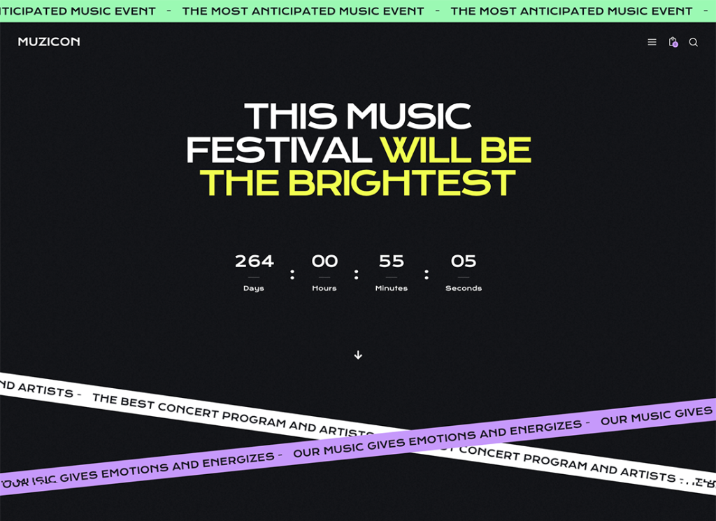 Muzicon - Music Festival & Concert WordPress Theme