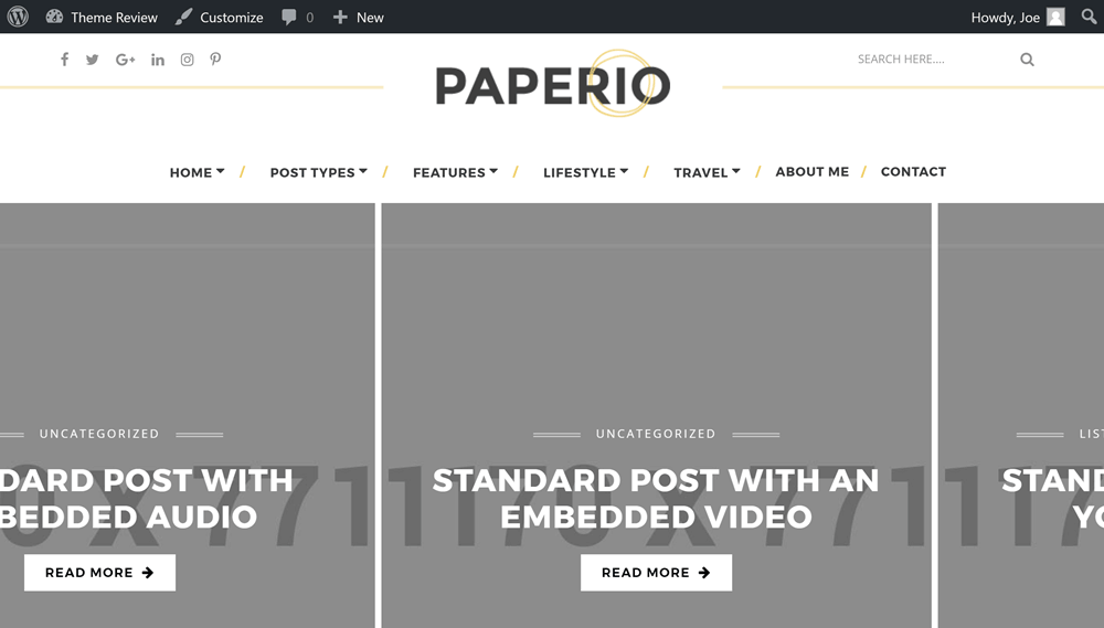 Paperio Imported Demo