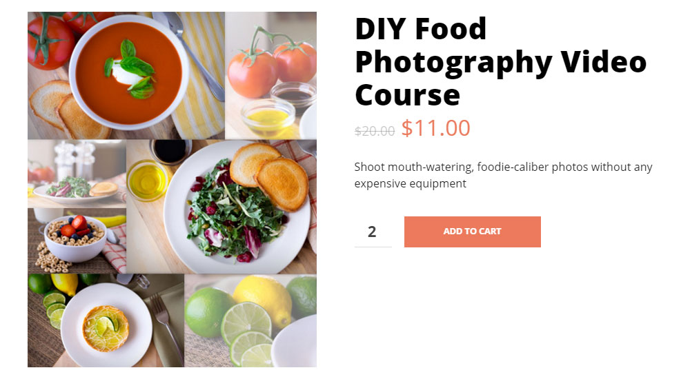 PhotoWhoa DIY Food Course