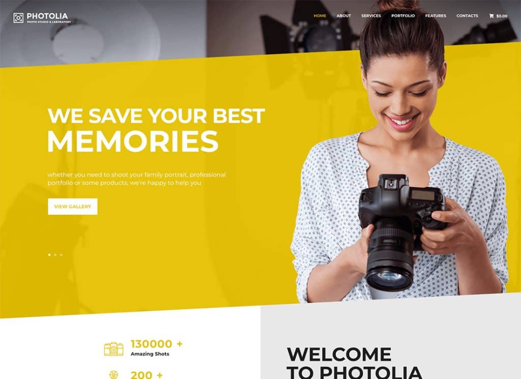 Photolia - Photo Company & Supply Store WordPress Theme