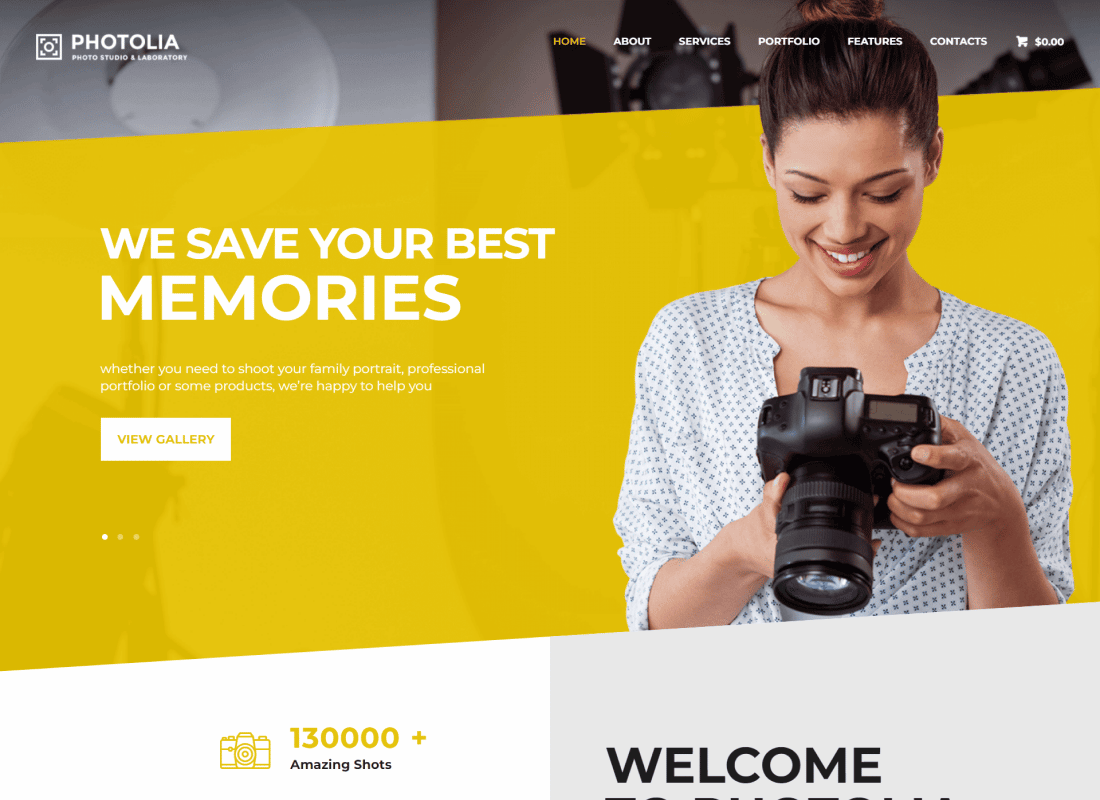 Photolia | Photo Company & Supply Store WordPress Theme