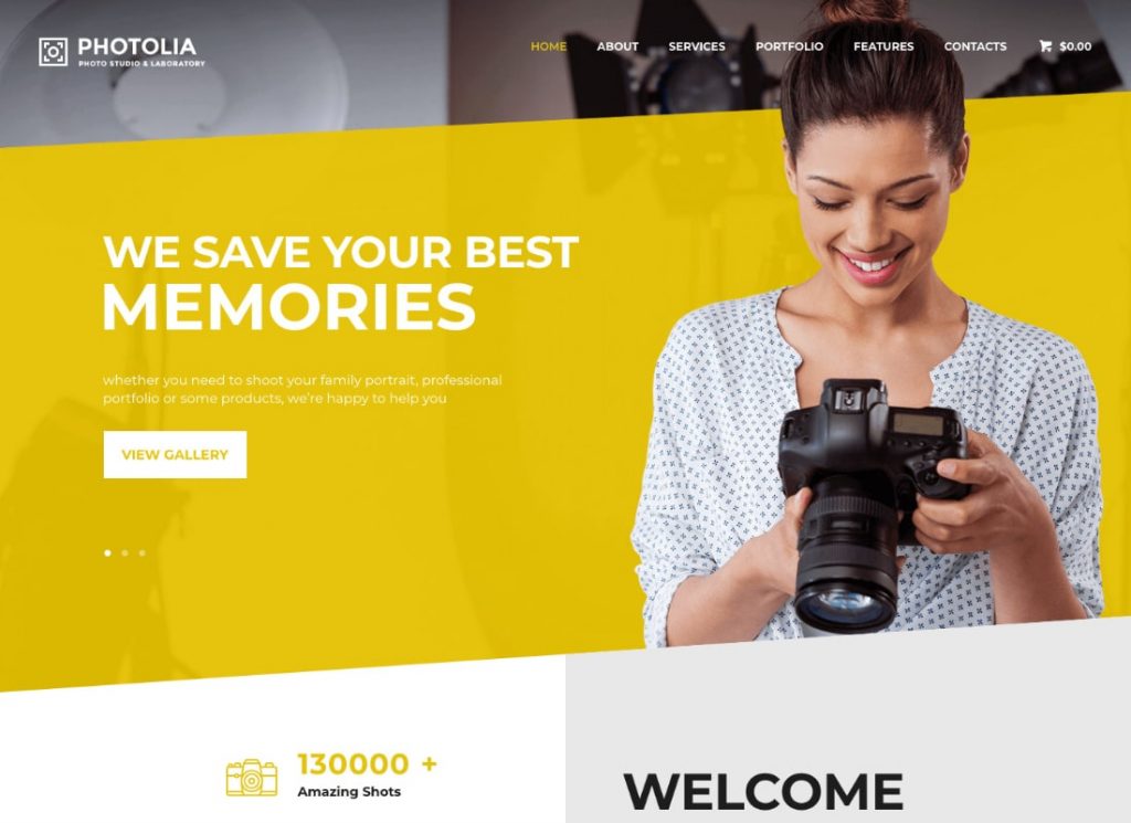 Photolia | Photo Company & Supply Store WordPress Theme
