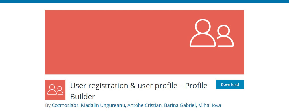 User registration and User Profile