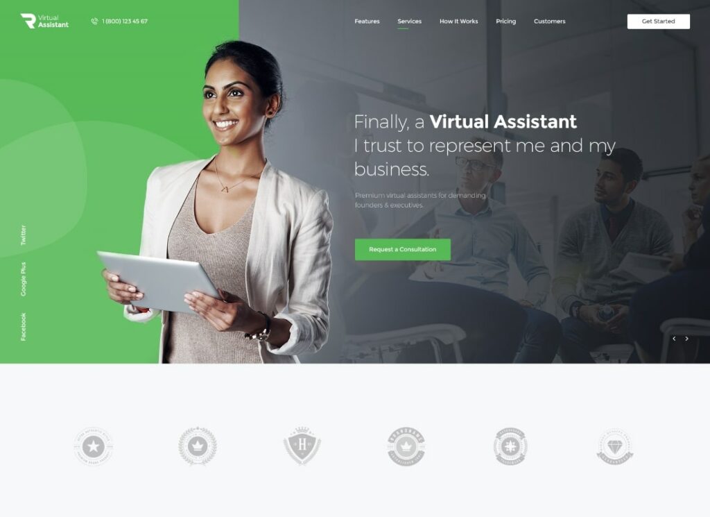 Revirta | Personal Virtual Assistant & Secretary WordPress Theme