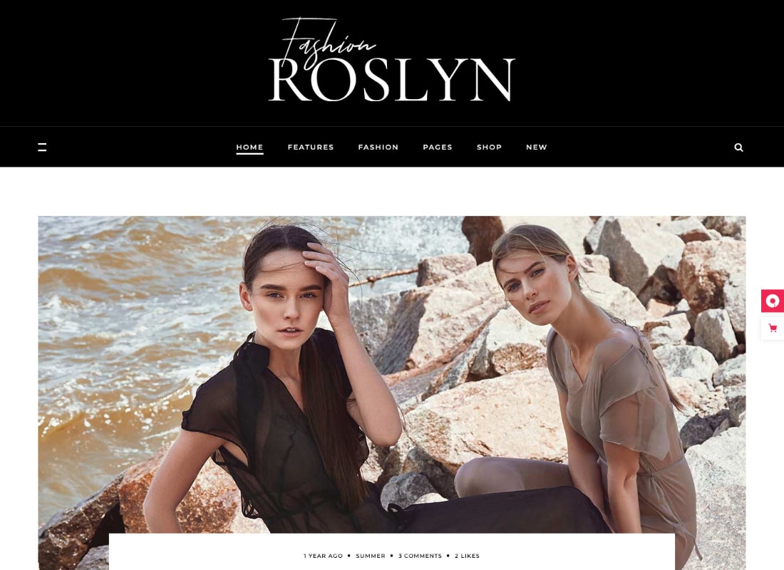 Roslyn | Fashion and Lifestyle Theme for Bloggers and Magazines