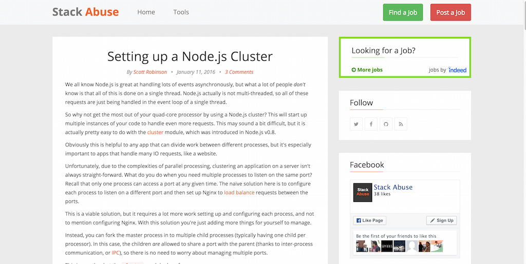 Setting up a Node.js Cluster