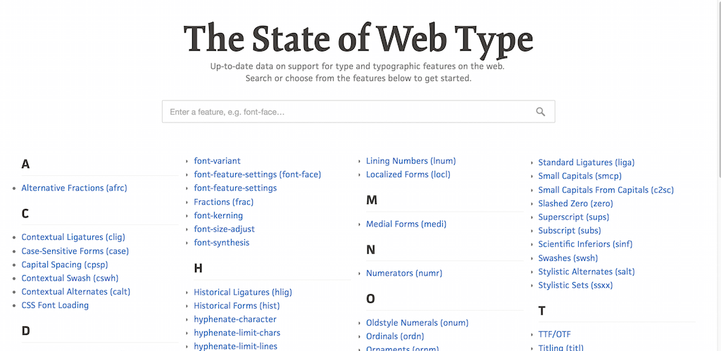 State of Web Type