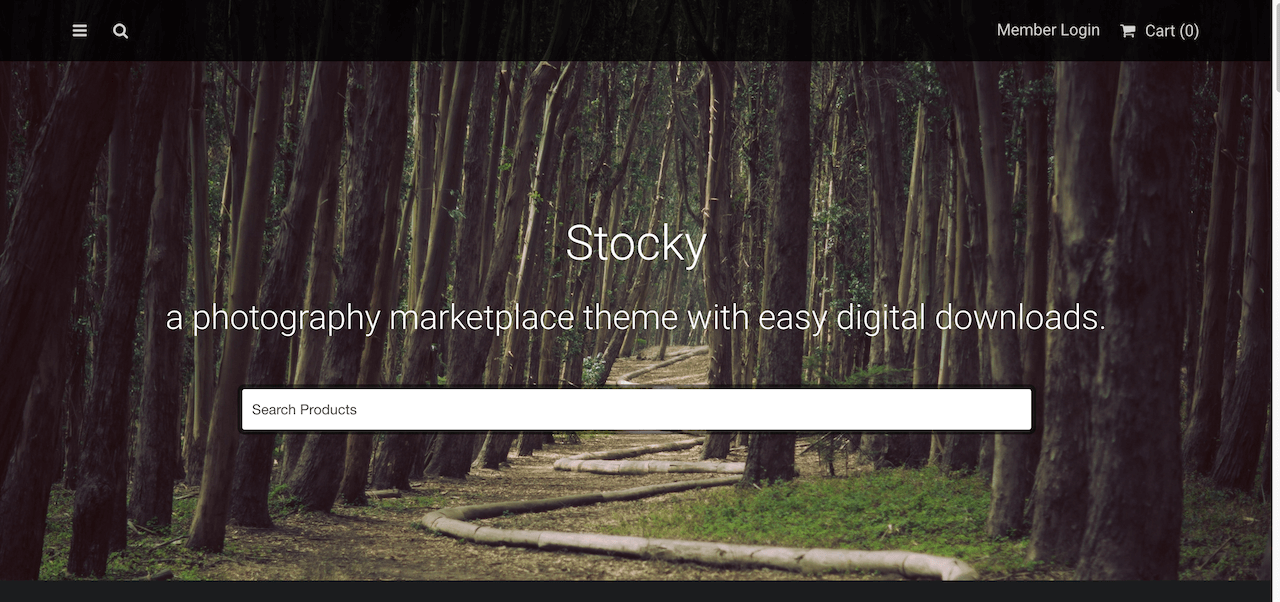 Stocky - Stock photography WordPress marketplace