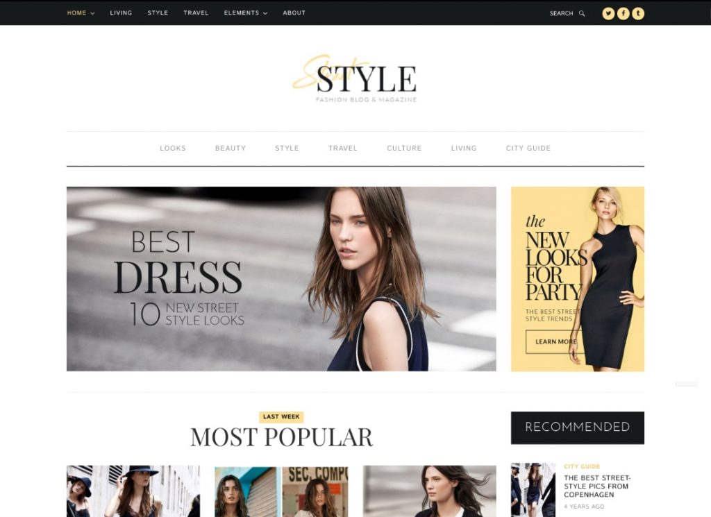 Street Style | Fashion & Lifestyle Personal Blog WordPress Theme