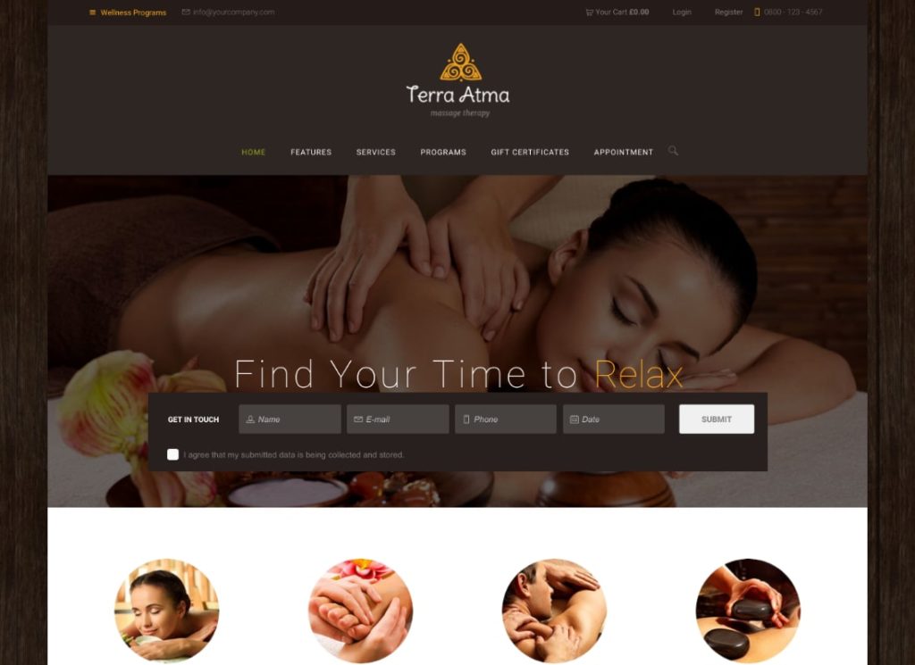 Terra Atma | Spa & Massage Salon Wellness WordPress Theme
