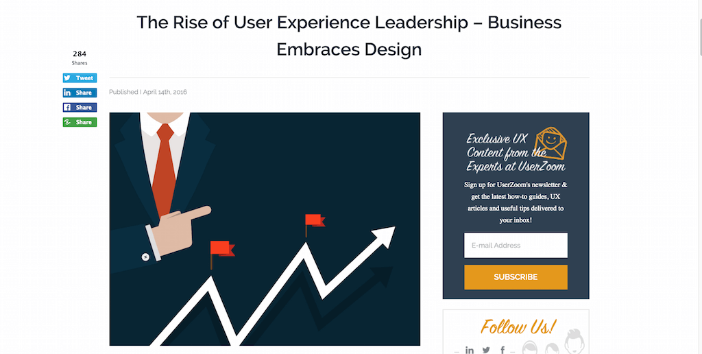 The Rise of User Experience Leadership