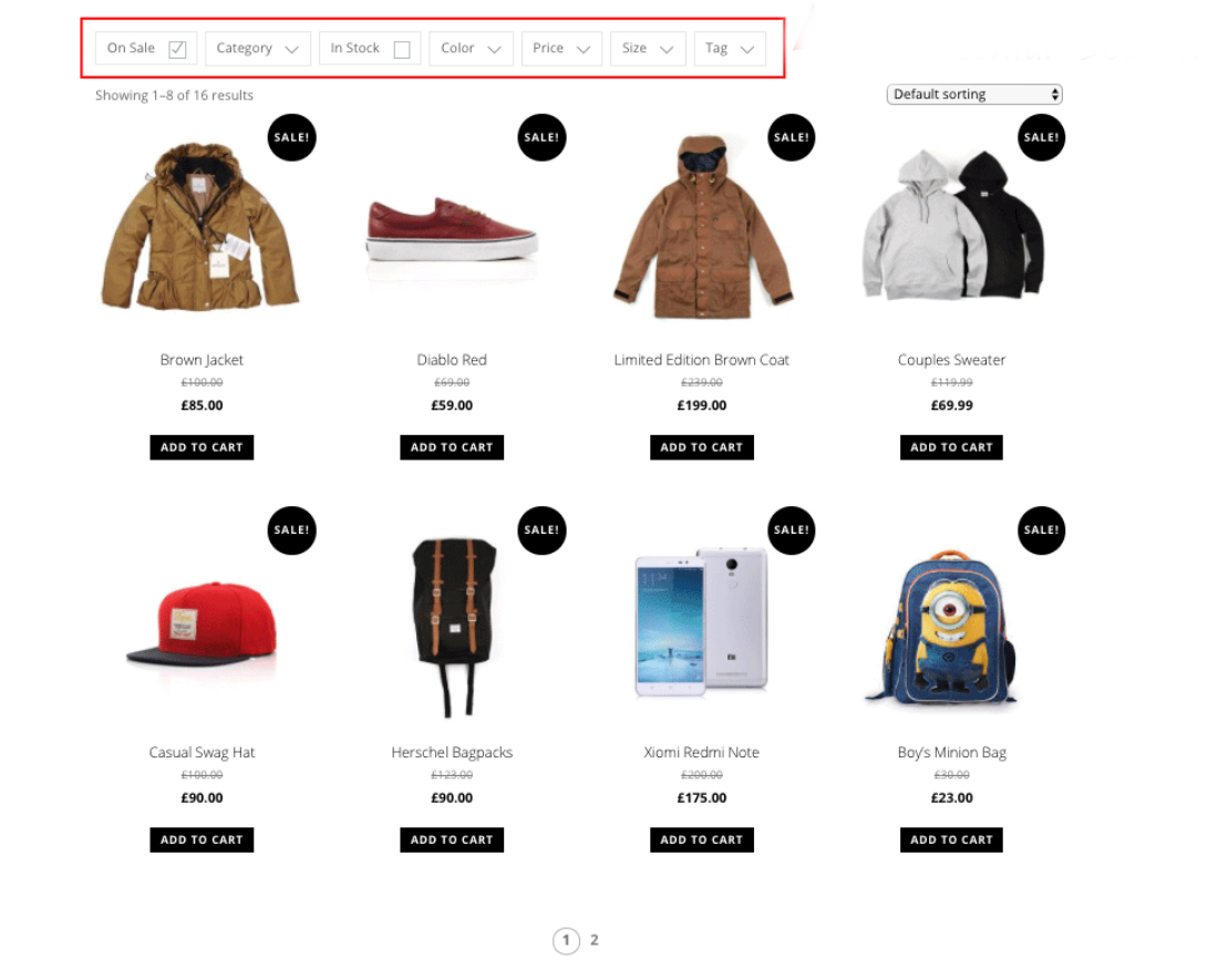 Easy-To-Use WooCommerce Product Filter