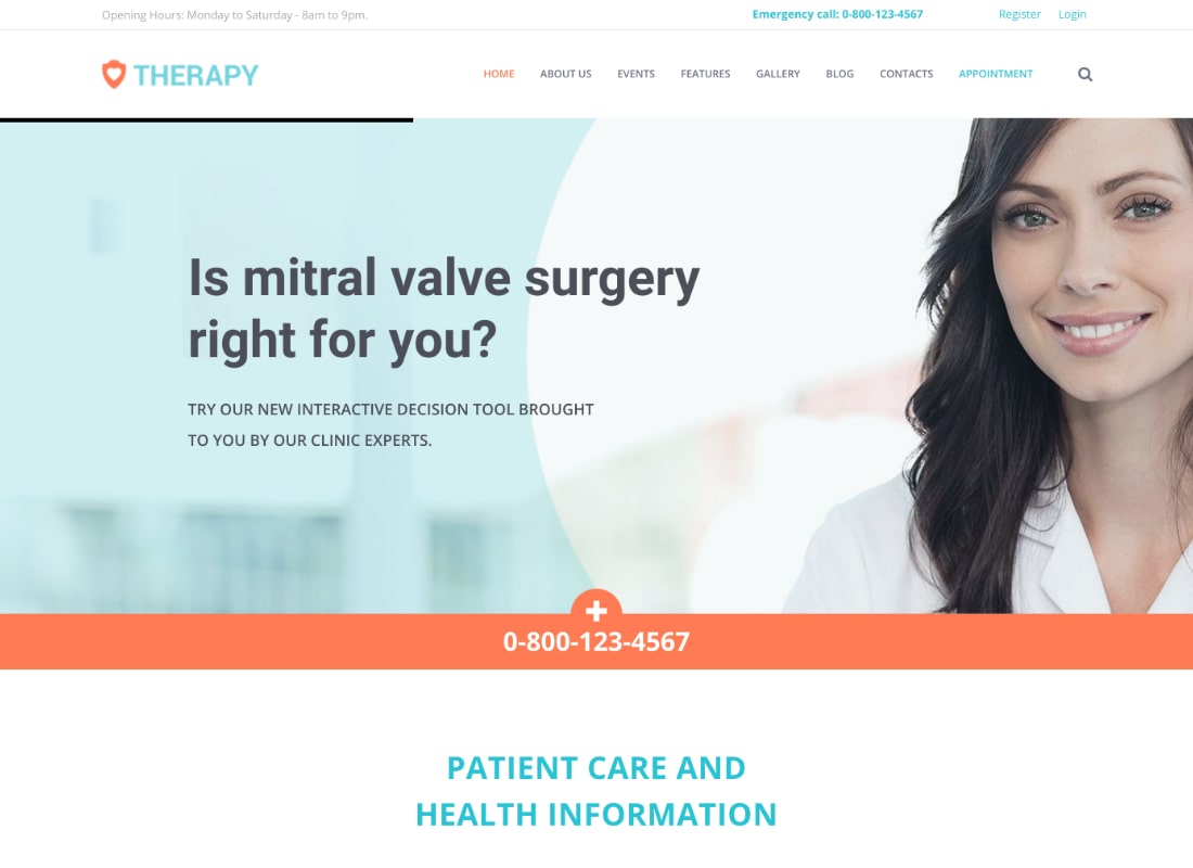 Therapy | Health and Medical WordPress Theme