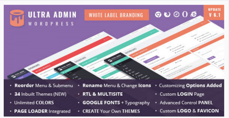 8 Best WordPress Admin Dashboard Themes & Plugins 2026 - Colorlib