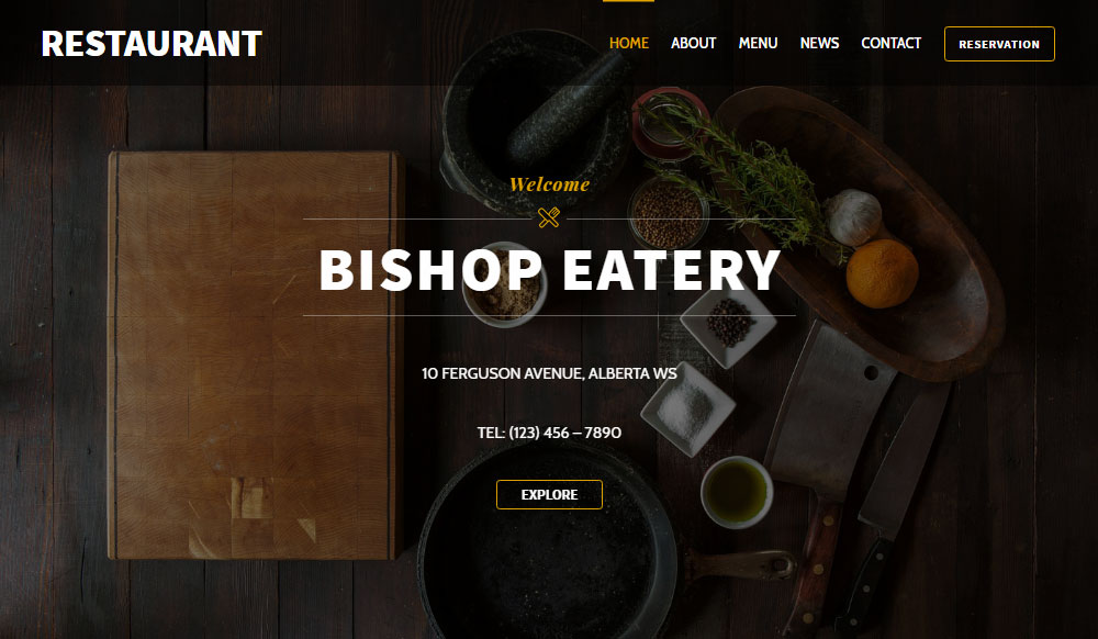 Ultra WordPress Theme Review Restaurant