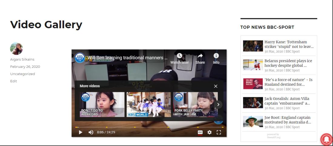 Video Gallery – YouTube Playlist, Channel Gallery by YotuWP Preview Page