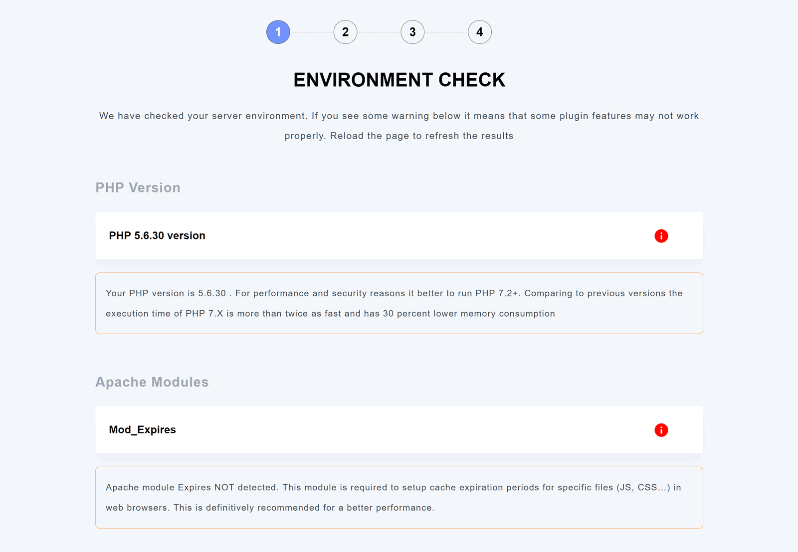 Environment Check