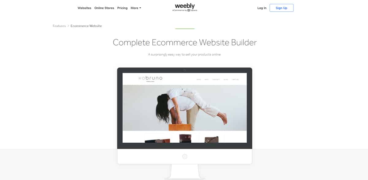 Weebly - WooCommerce alternative for online stores