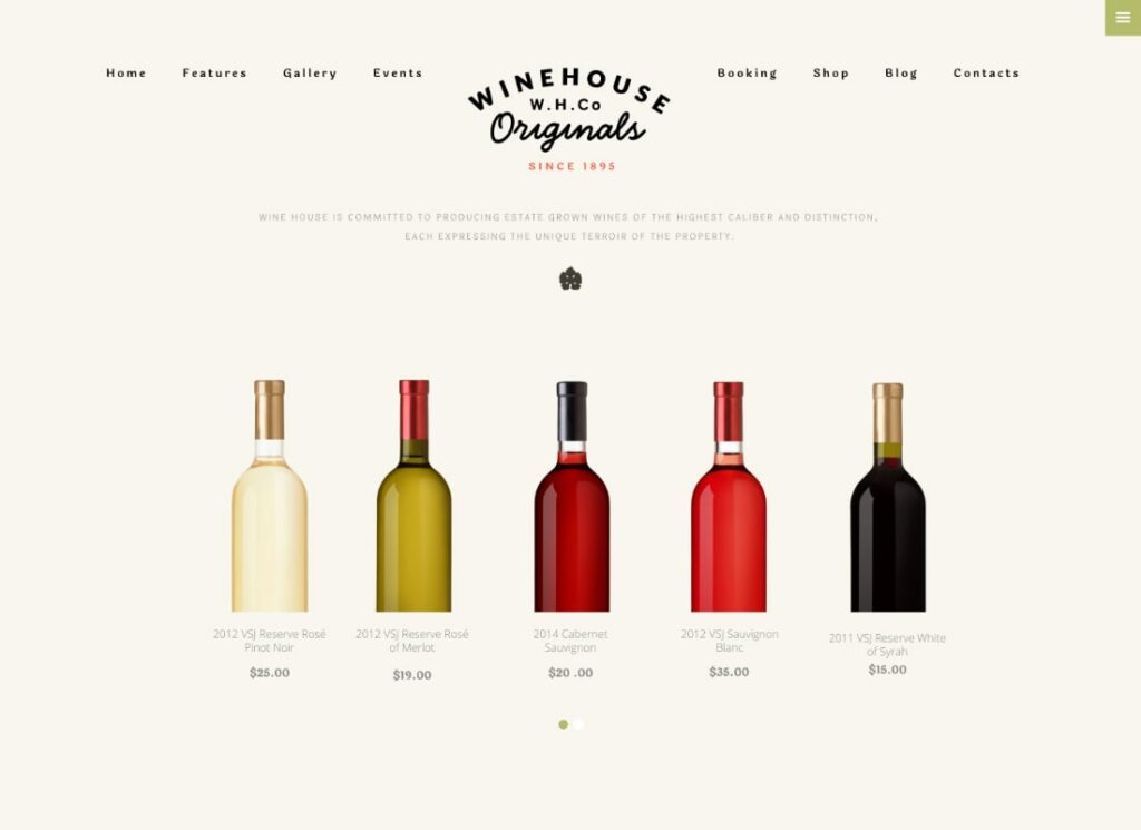 Wine House | Vineyard & Restaurant Liquor Store WordPress Theme