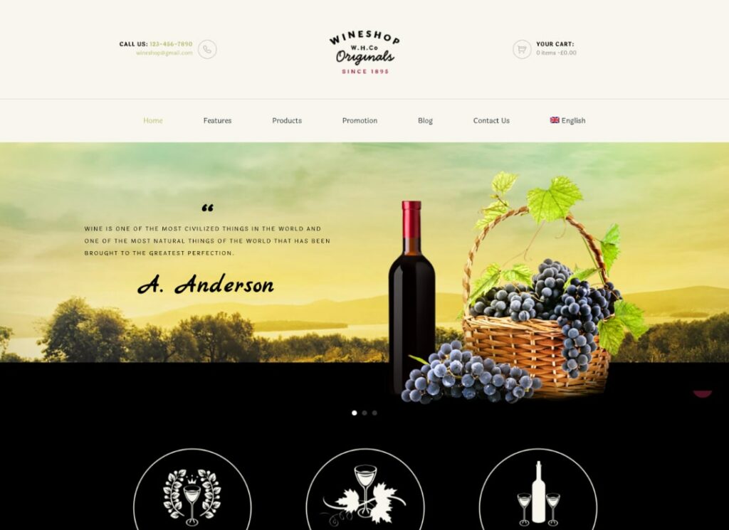WineShop | Food & Wine Online Delivery Store WordPress Theme
