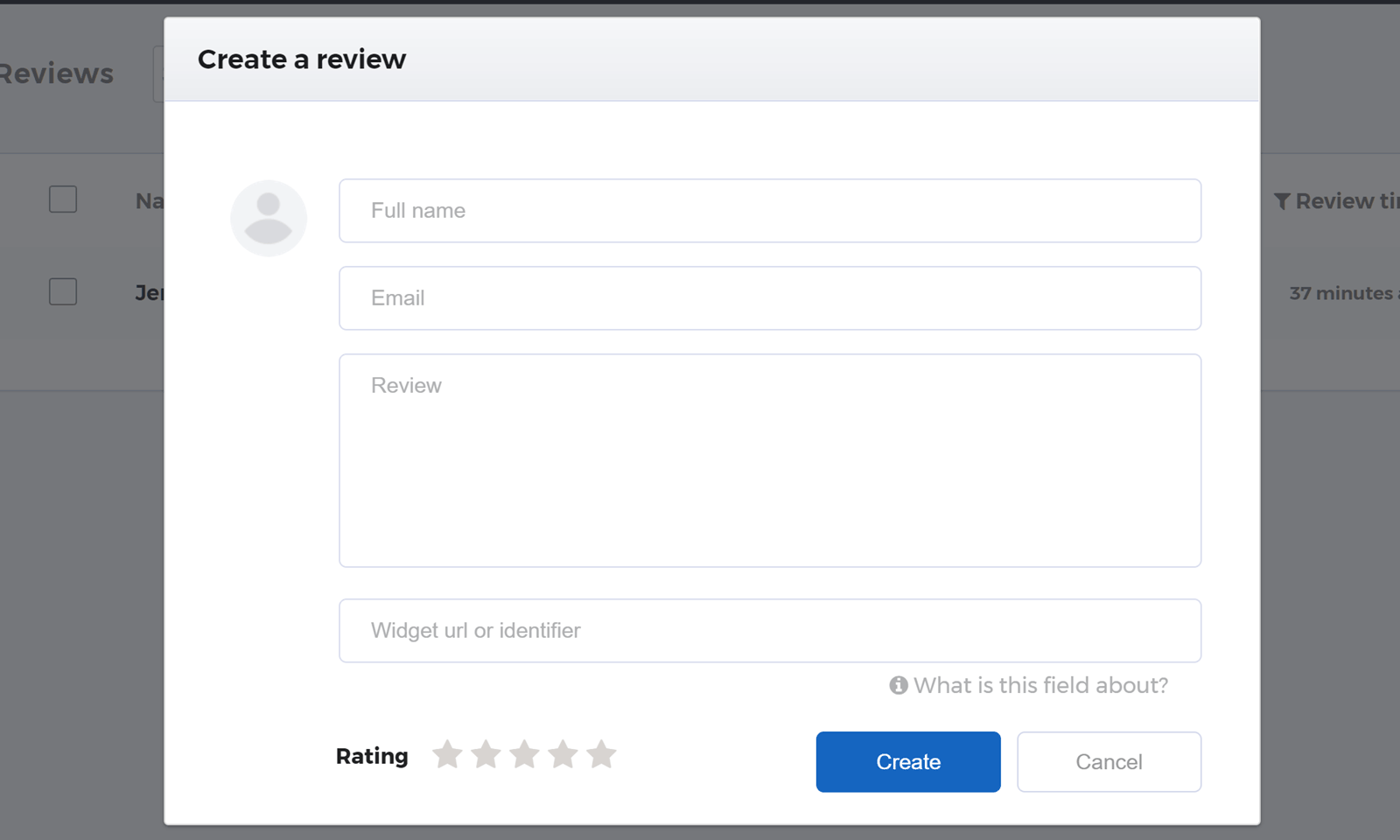 Create a Review