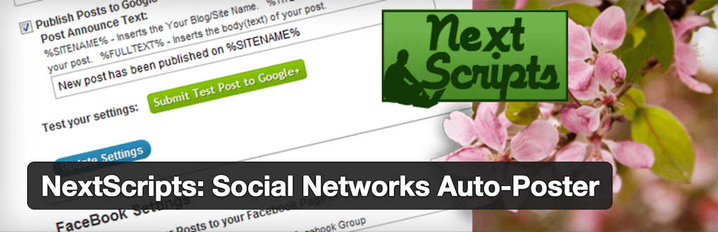 WordPress › NextScripts Social Networks Auto Poster « WordPress Plugins