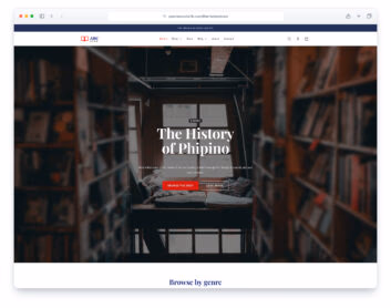 Abcbook website template