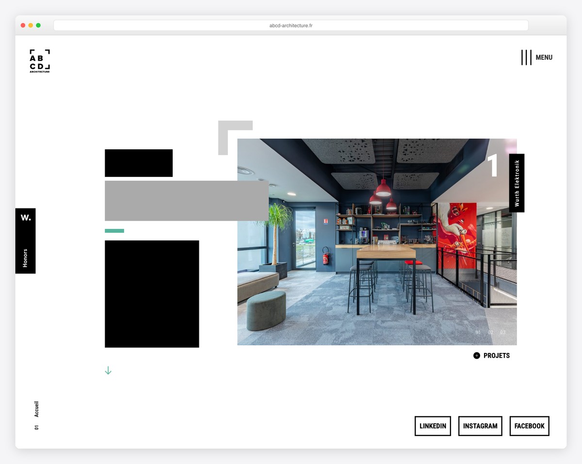 ABCD Architect website design