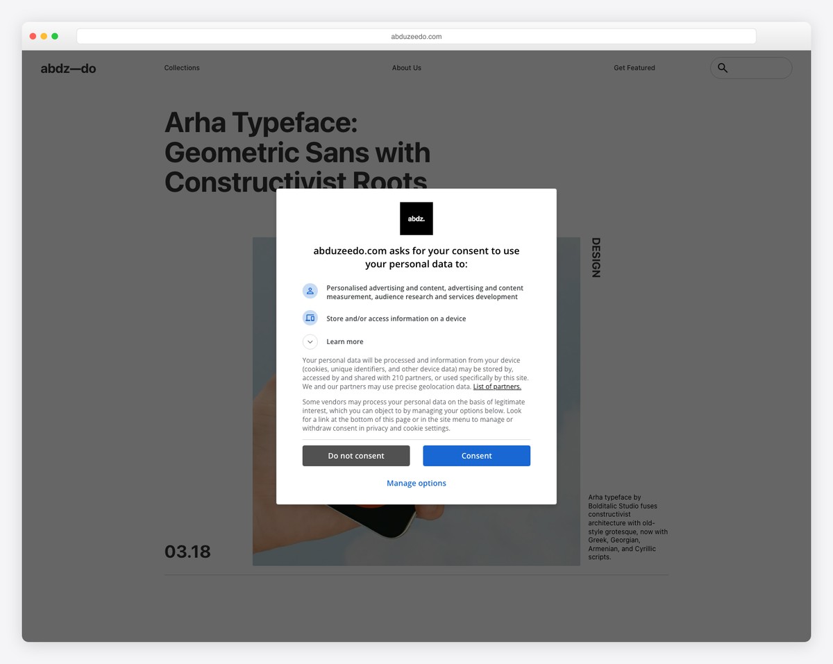 abduzeedo blog example