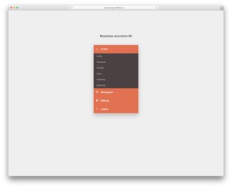 Bootstrap Accordion V15 UI snippet