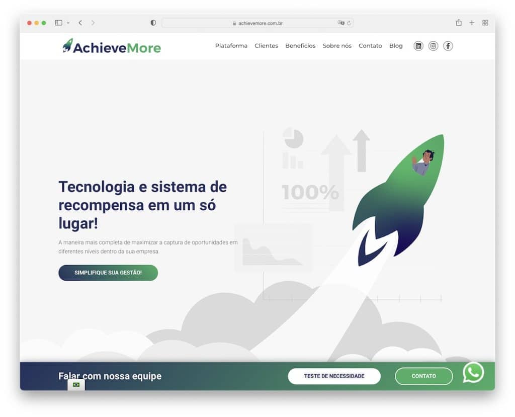 achievemore startup website