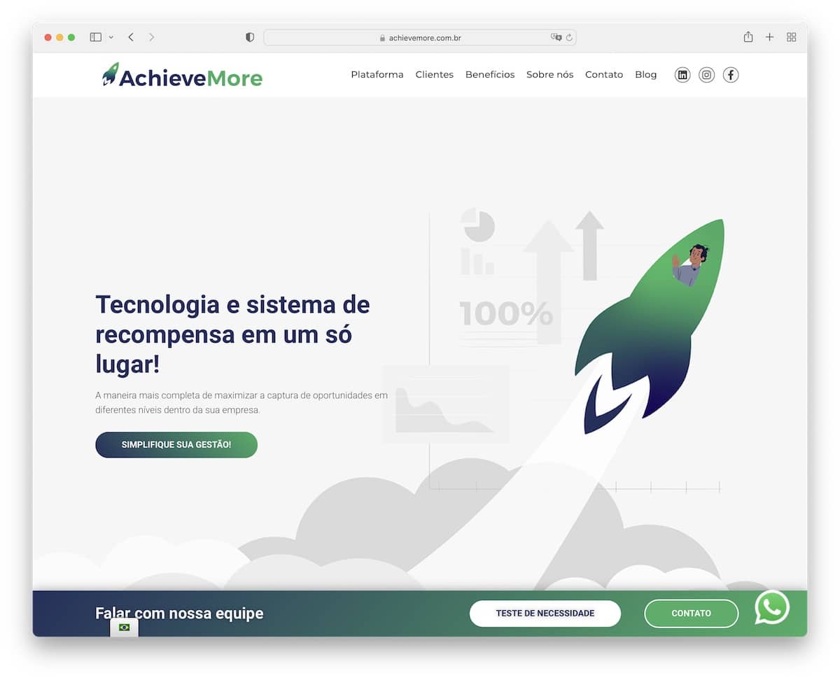 achievemore startup website