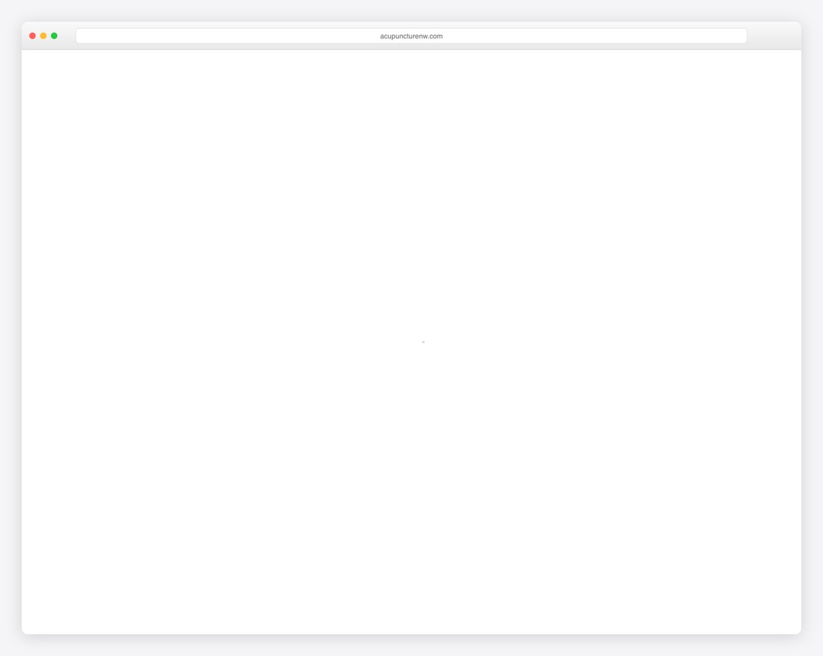 acupuncture northwest & associates website example