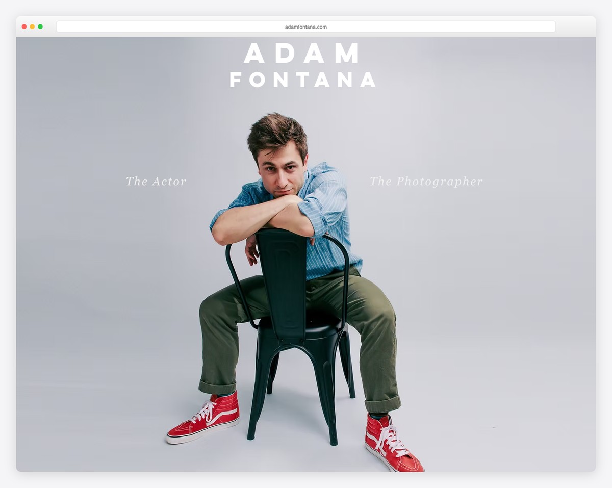 Adam Fontana actor website