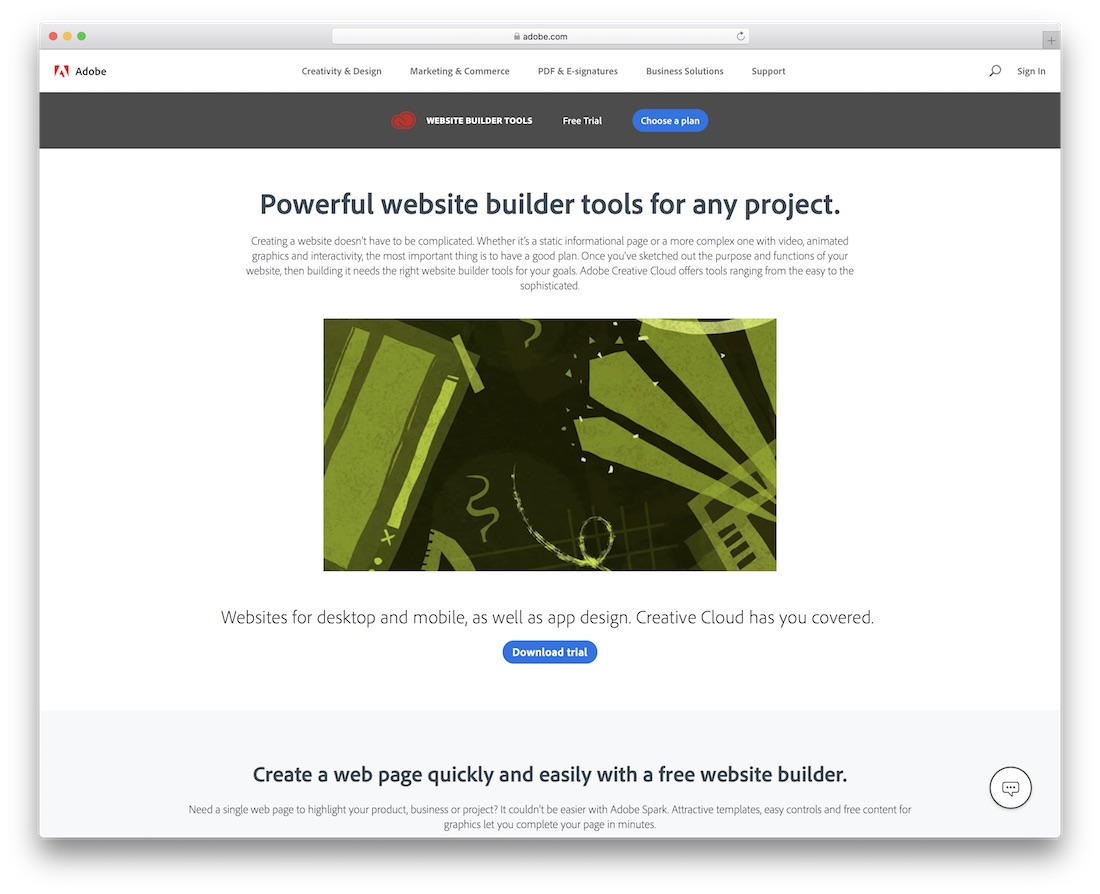 adobe website builder for mac