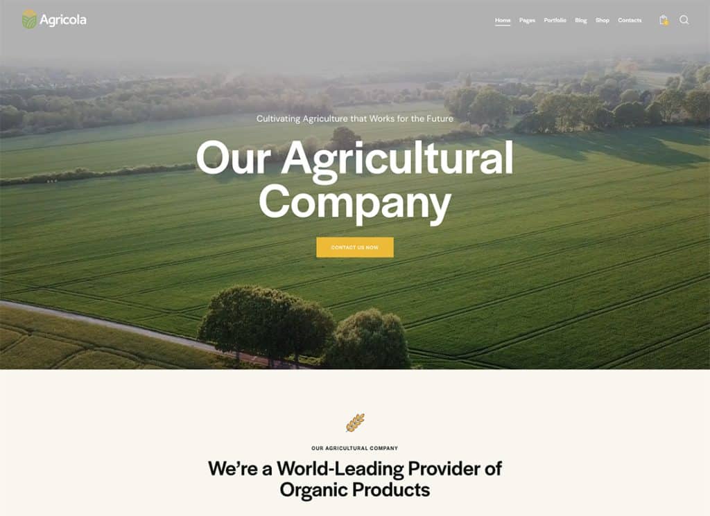 Agricola - Agriculture & Organic Farm Theme
