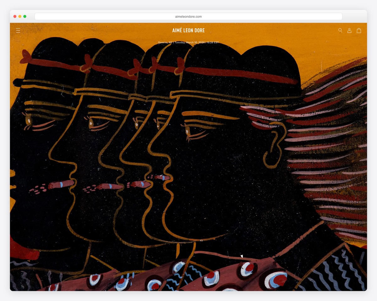 aimé leon dore website example