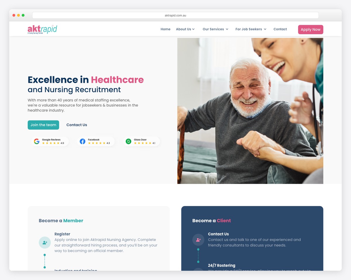 aktrapid website example