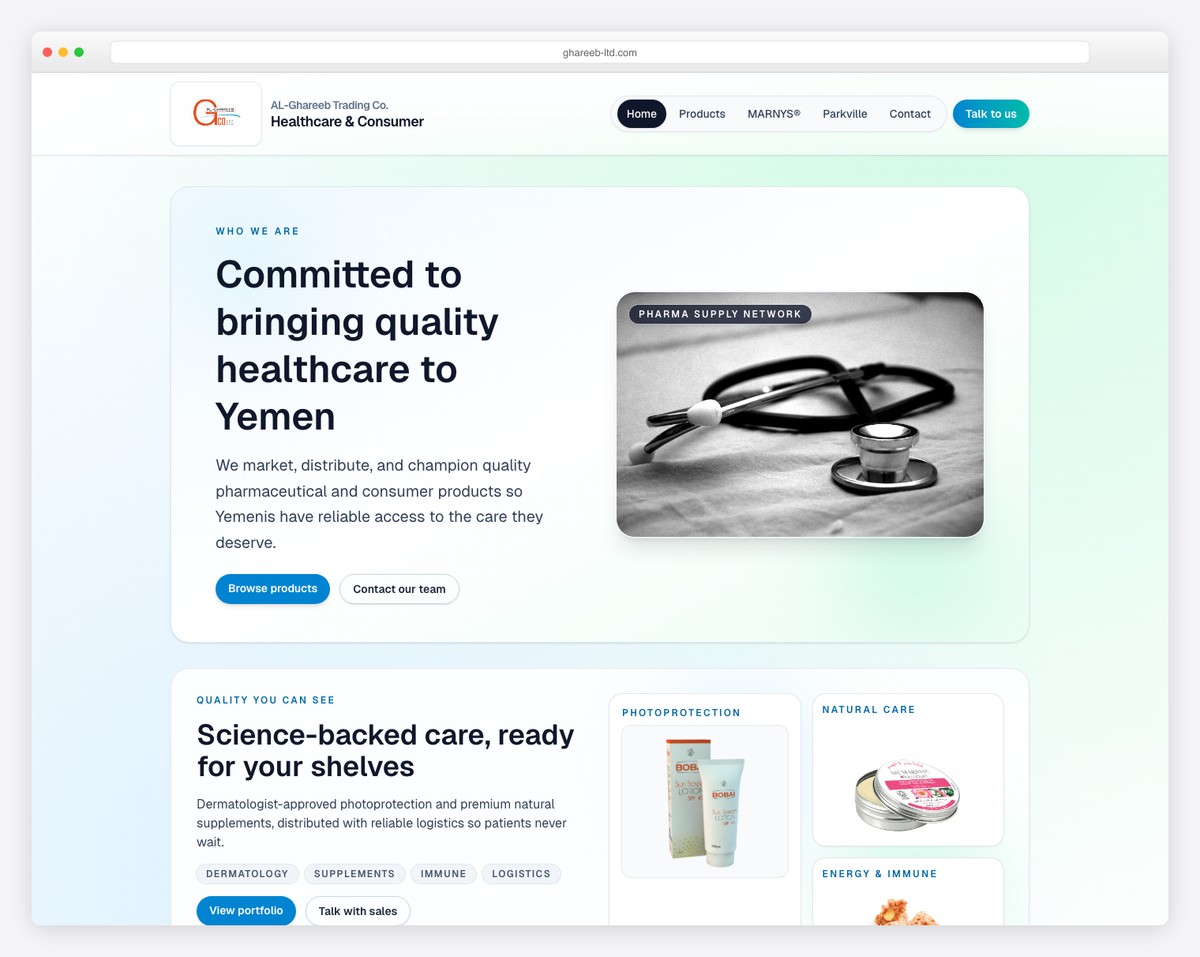 al-ghareeb trading google site example