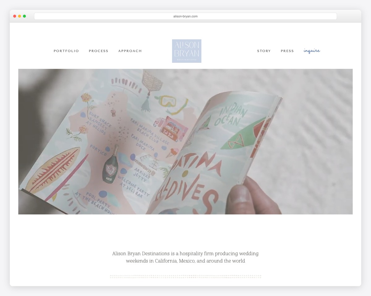 alison bryan wedding website