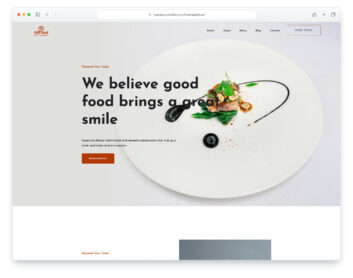 Allfood website template