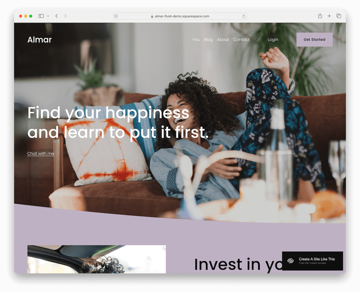 almar squarespace consultant template