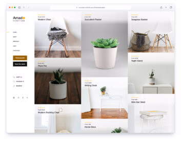 Amado website template