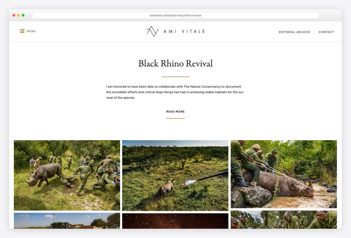 Ami Vitale's Black Rhino Revival photo story