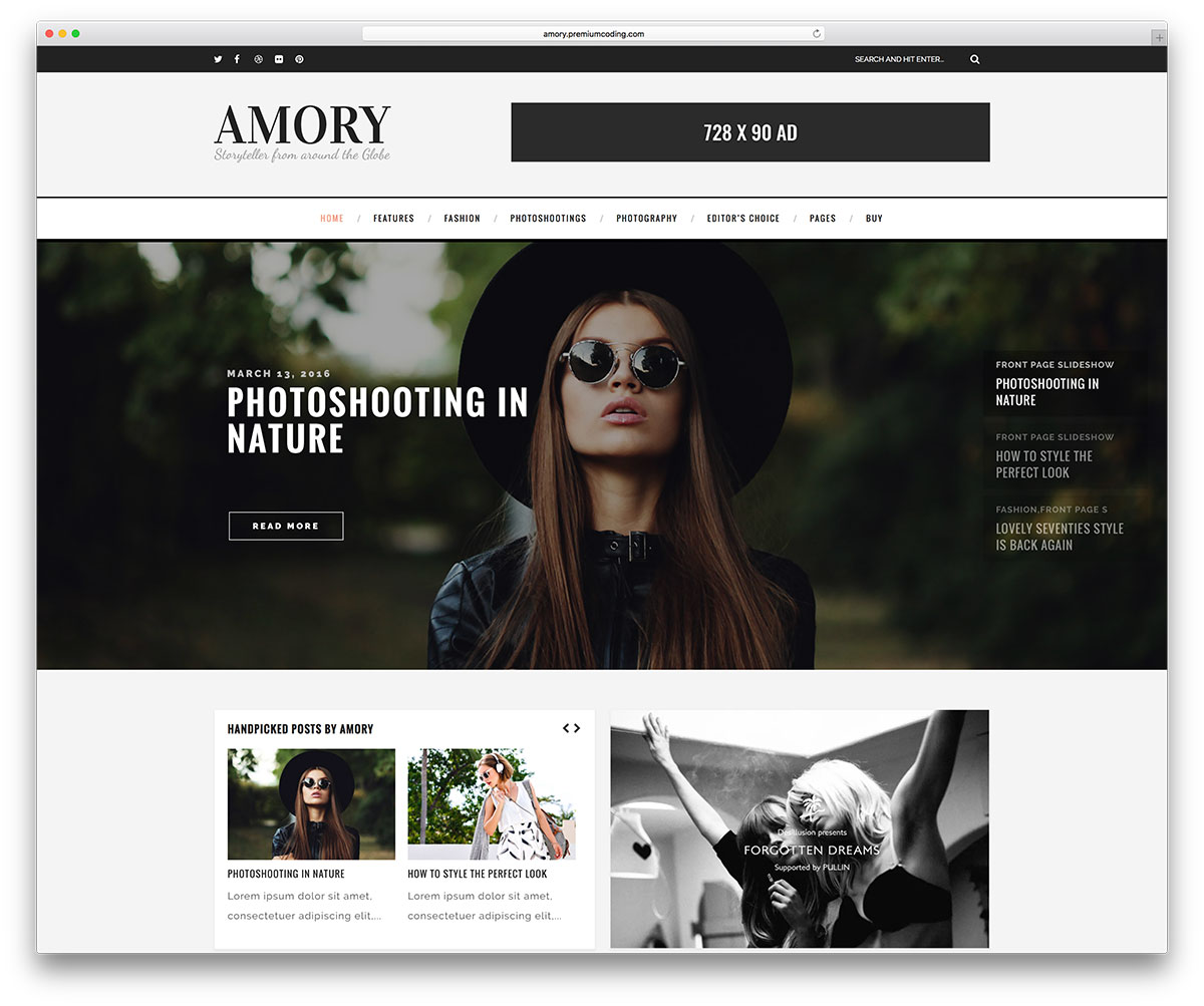 amory-simple-magazine-blog-wordpress-theme
