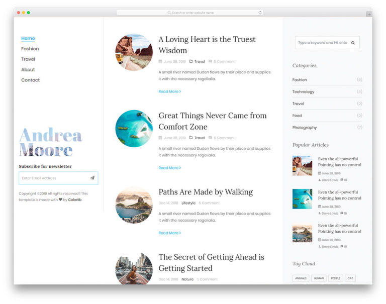 50 Best Blog Website Templates Website Templates 2026 - Colorlib