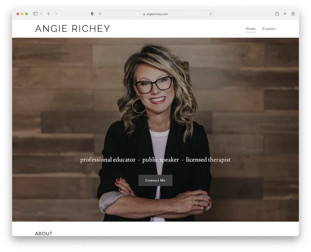 angie richey therapist website