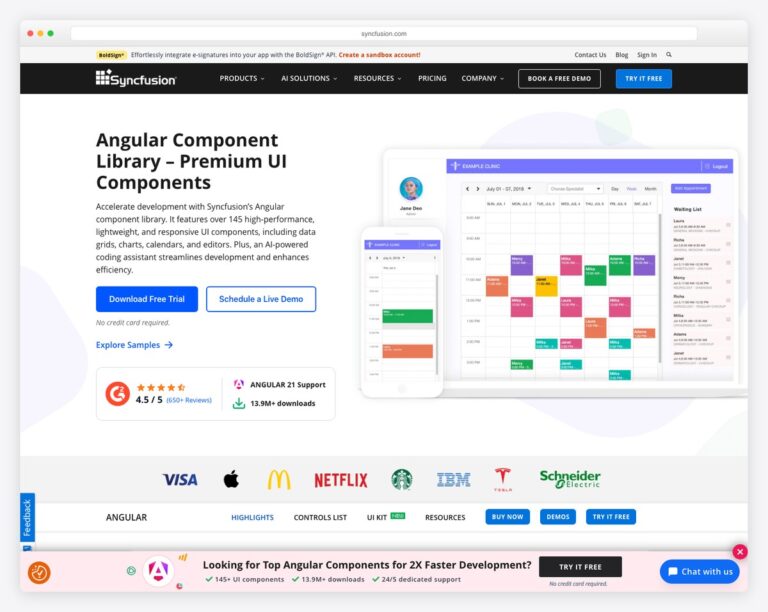 Best Angular UI Component Libraries: 16 Options Compared (2026) - Colorlib